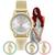 Relógio de Pulso Technos Boutique Feminino Prova Dágua 50 Metros Analógico Dourado 2035M Dourado - 2035MVE/1K