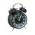 Relógio despertador de  mesa metal 16,5cm Preto