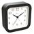Relógio Despertador Quartz Herweg 2645, Silencioso Preto Fosco