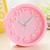 Relógio Despertador Tic Tac Colorido Rosa