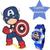 Relógio Digital Infantil Toca e Pisca Luz led Watch Super Heróis Homem Aranha Capitão América