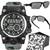 Relógio Esportivo Masculino Digital Militar Camuflado Prova D'água + Óculos sol Preto Garantia Preto
