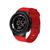 Relógio Everlast Masculino Pulso Digital Pulseira PU Casual Preto+Vermelho