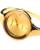 Relógio Feminino Bracelete Aço Inoxidável Redondo Dourado/Dourado