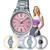 Relógio Feminino Casio Pequeno Pulseira Aço Inoxidável Resistente Água Redondo Analógico Casual Prata LTP-V005D LTP-V005D-4BUDF - Prata