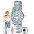 Relógio Feminino Casio Vintage Redondo Classico Analógico Prata Pequeno Redondo Resistente Água Casual Social LTP-V002D LTP-V002D-2BUDF - Prata