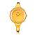 Relógio Feminino Casual Bracelete Aço Inox Analóg. Dourado