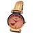 Relógio Feminino Luxo A Prova DÁgua Zie Dourado