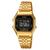 Relógio Feminino Marca Casio Vintage Feminino Pequeno Quadrado Digital Casual Dourado LA680WGA LA680WGA-1BDF - Dourado