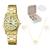 Relógio Feminino Oremte Semi-automático Aprova D'agua Original  Dourado com Dourado