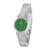 Relógio Feminino Orinet Original A Prova D Agua Delicado Silver/green