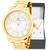 Relógio Feminino Quartz Analógico Aço Inox Original + Kit Banhado a Ouro 18k Luxo Dourado