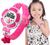 Relógio Infantil de Criança Skmei Digital Florzinha Menina Rosa