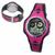 Relogio Infantil Digital Led para crianças Alarme Cronômetro Sport Watch Alarme Colorido Pink