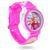Relógio infantil feminino e masculino analógico de personagens pulseira 3D novo modelo de ponteiros Barbie pink