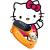 Relógio infantil prova D'agua Personagens Hello Kitty