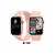 Relógio inteligente smartwatch s8 troca pulseira ligações android e ios - aws Rosa