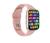 Relógio Inteligente SmartWatch W34 S Troca Pulseira Ligações Monitor Cardíaco Android e iOS - Fit Rosa