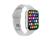 Relógio Inteligente SmartWatch W34 S Troca Pulseira Ligações Monitor Cardíaco Android e iOS - Fit Branco