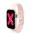 Relógio Inteligente SmartWatch X8 Troca Pulseira Ligações Monitor Cardíaco Android e iOS - Cores Rosa
