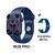 Relogio Inteligente W28 Pro Smart Watch8 Android iOS + Pulseira Milanese Azul