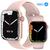 Relógio inteligente X8 PRO Smart Watch lançamento 2024  rosa
