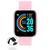 Relógio Inteligente Y68 Monitoramento de Saúde, SMS, ligações Compativel com iphone e android Rosa