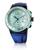 Relógio Jean Vernier Caixa Aço e Pulseira Silicone 10ATM Azul