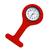 Relógio Lapela de Bolso para Enfermagem Colorido Supermedy Quartz vermelho