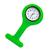 Relógio Lapela de Bolso para Enfermagem Colorido Supermedy Quartz verde folha