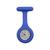 Relógio Lapela Silicone Enfermagem Enfermeira Jaleco Cores Azul