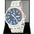 Relógio Masculino Automático Orient Prata Mostrador Azul Original Prova D'água Garantia 1 ano 469SS058F D1SX Prata