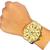 Relógio Masculino Clássico Luxo DHP Prova dagua Dourado