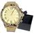 Relógio Masculino de Aço Premium Com Caixinha Lindo Presente Relógio Dourado/Dourado 3