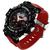Relógio Masculino de Quartzo Esportivo Luxo Relógio Digital Impermeável Vermelho