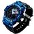 Relógio Masculino de Quartzo Esportivo Luxo Relógio Digital Impermeável Azul