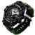 Relógio Masculino de Quartzo Esportivo Luxo Relógio Digital Impermeável Verde