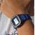 Relógio Masculino Digital Retrô A Prova DAgua DHP Preto, Azul