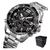 Relógio Masculino Esportivo Aço MTX10 prata