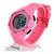 Relógio Masculino Feminino Esportivo Digital Led Esportivo Cronômetro Alarme Prova água rosa