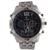 Relógio Masculino Luxo 2 Máquinas Titanium/Preto