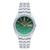 Relógio Masculino Orient Prata e Verde 3 Estrelas Automático Verde