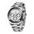 Relógio Masculino Pointer M5169 Elegante Aço Inoxidável 40mm Vidro Mineral Resistente à Água Branco