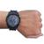 Relógio Masculino Potenzia Digital com Pulseira de Silicone Resistente a Água Preto Fundo Cinza