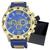 Relógio Masculino Silicone Exclusivo Top Caixa Presente Relógio Azul 2