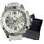 Relógio Masculino Silicone Exclusivo Top Caixa Presente Relógio Prata
