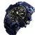 Relógio Masculino Skmei 1155 2 Máquinas Prova D'água Azul Militar Camuflado