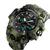 Relógio Masculino Skmei 1155 2 Máquinas Prova D'água Verde Militar Camuflado