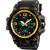 Relógio Masculino Skmei 1155 B Digital e Ponteiro de Pulso Esportivo Resistente a Agua Dourado