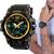 Relógio Masculino Skmei 1155B de Pulso Digital e Ponteiro Esportivo Resistente a Água  Dourado